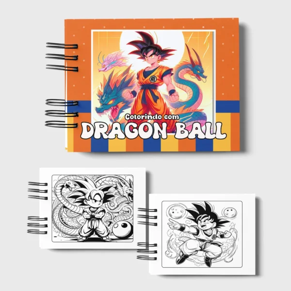 Arquivo Digital LIVRO DE COLORIR DRAGON BALL 01 - Imagem 2