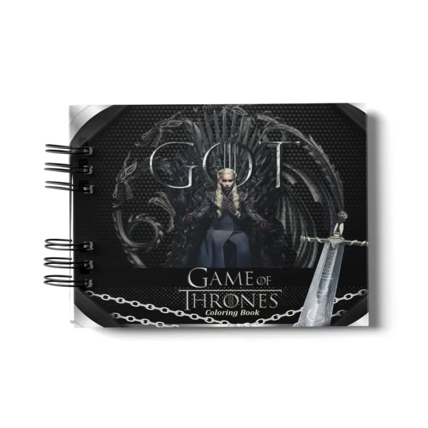 Arquivo Digital LIVRO DE COLORIR GAME OF THRONES 01 - Imagem 2