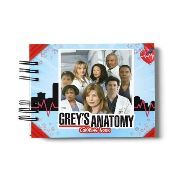 Arquivo Digital LIVRO DE COLORIR GREYS ANATOMY 01 - Imagem 2