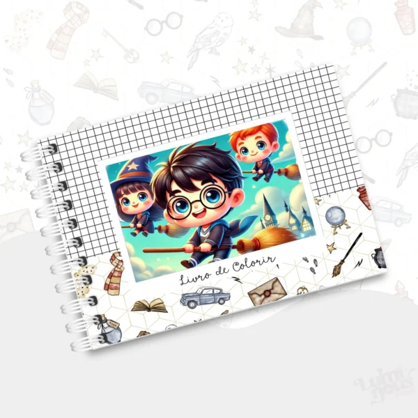 Arquivo Digital LIVRO DE COLORIR HARRY POTTER 03 - Imagem 2