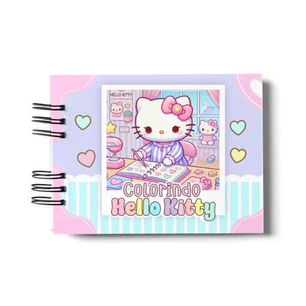 Arquivo Digital LIVRO DE COLORIR HELLO KITTY 02 - Imagem 2