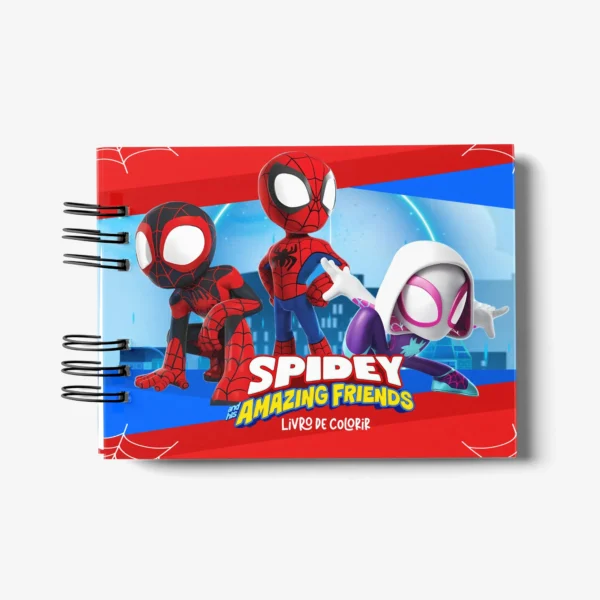 Arquivo Digital LIVRO DE COLORIR HOMEM ARANHA 01 - Imagem 2