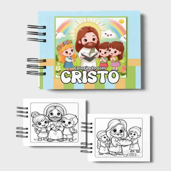 Arquivo Digital LIVRO DE COLORIR JESUS 01 - Imagem 2