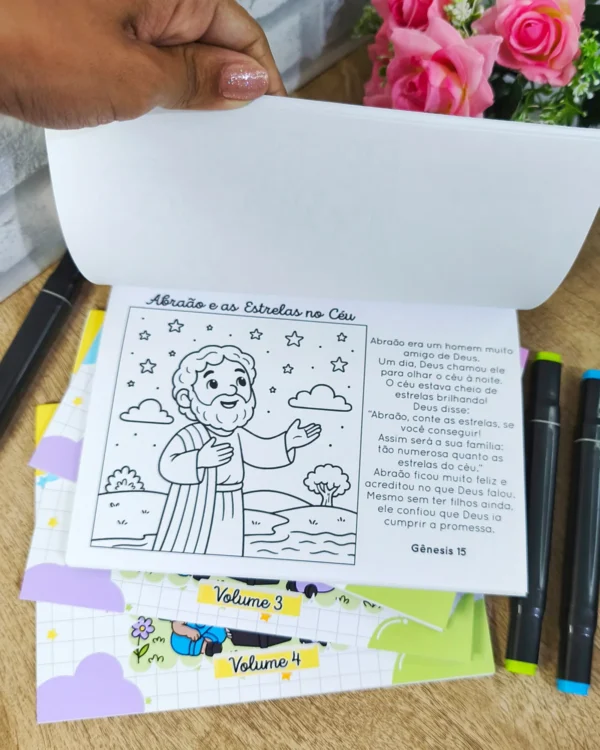 Arquivo Digital LIVRO DE COLORIR LEITURAS BIBLICAS 01 - Imagem 2