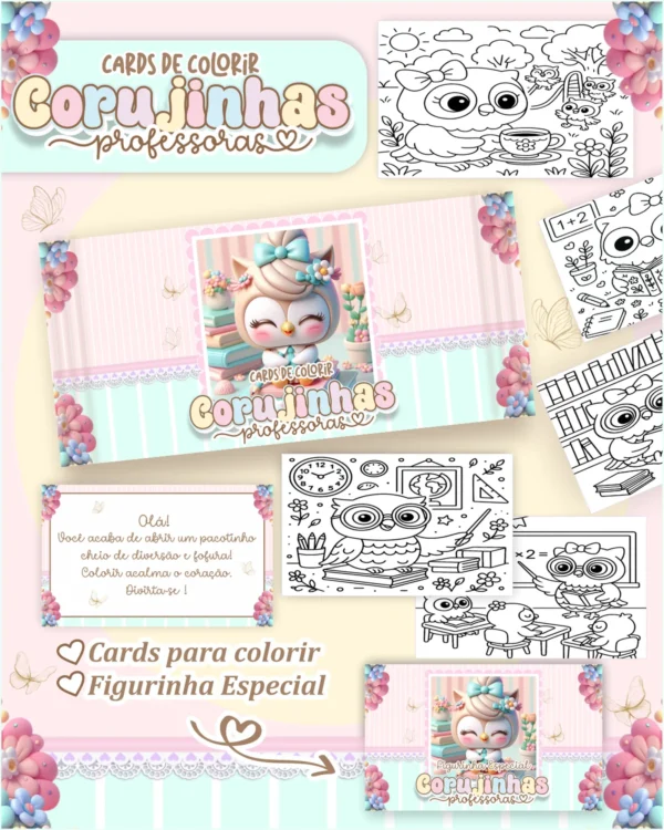Arquivo Digital LIVRO DE COLORIR PROFESSORA 01 - Imagem 2