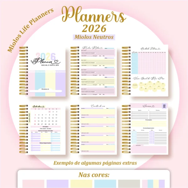 Arquivo Digital AGENDA E PLANNERS COLLORS  2 - 2026 - Imagem 3