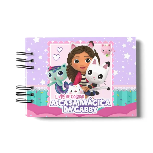 Arquivo Digital LIVRO DE COLORIR A CASA MÁGICA DA GABBY 01 - Imagem 3