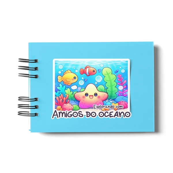 Arquivo Digital LIVRO DE COLORIR AMIGOS DO OCEANO 01 - Imagem 3