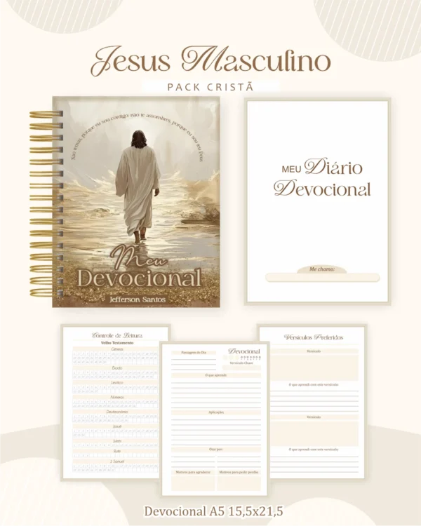Arquivo Digital DEVOCIONAL MASCULINO JESUS 1 - Imagem 3