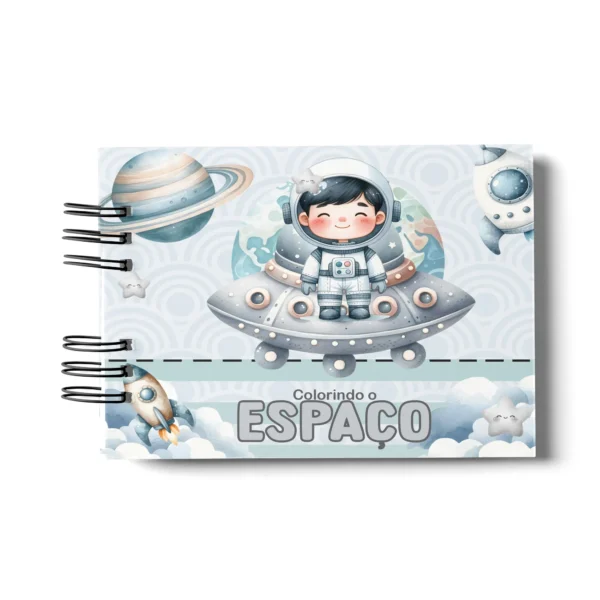 Arquivo Digital LIVRO DE COLORIR ASTRONAUTAS 02 - Imagem 3