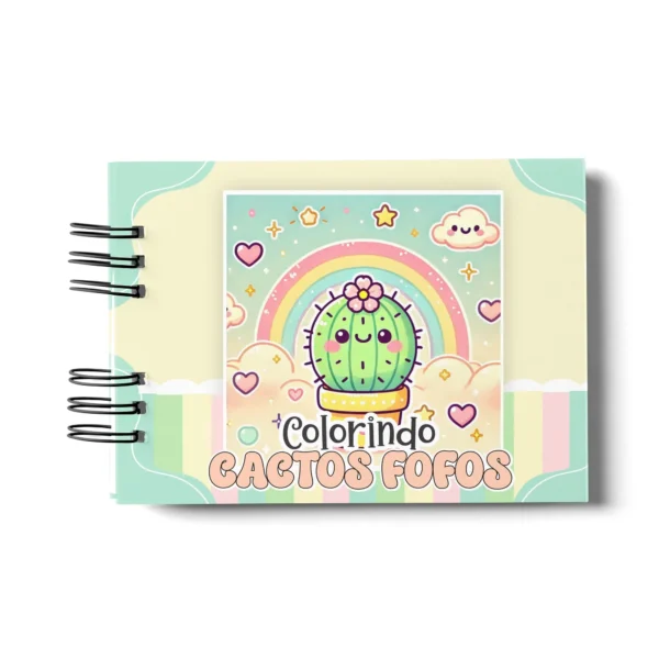 Arquivo Digital LIVRO DE COLORIR CACTOS 01 - Imagem 3
