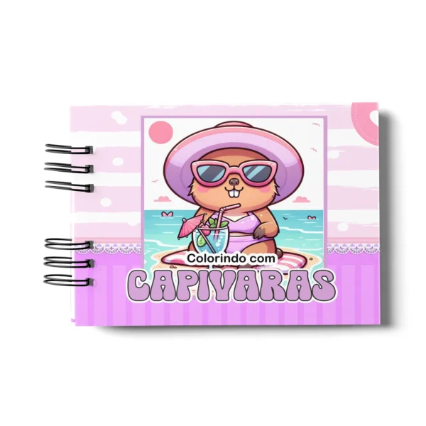 Arquivo Digital LIVRO DE COLORIR CAPIVARA 04 - Imagem 3