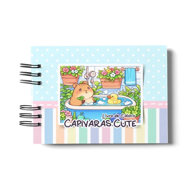 Arquivo Digital LIVRO DE COLORIR CAPIVARA 05 - Imagem 3