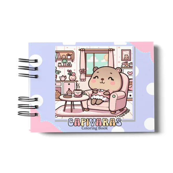 Arquivo Digital LIVRO DE COLORIR CAPIVARA 06 - Imagem 3