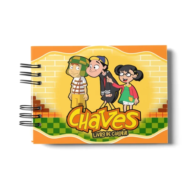 Arquivo Digital LIVRO DE COLORIR CHAVES 01 - Imagem 3