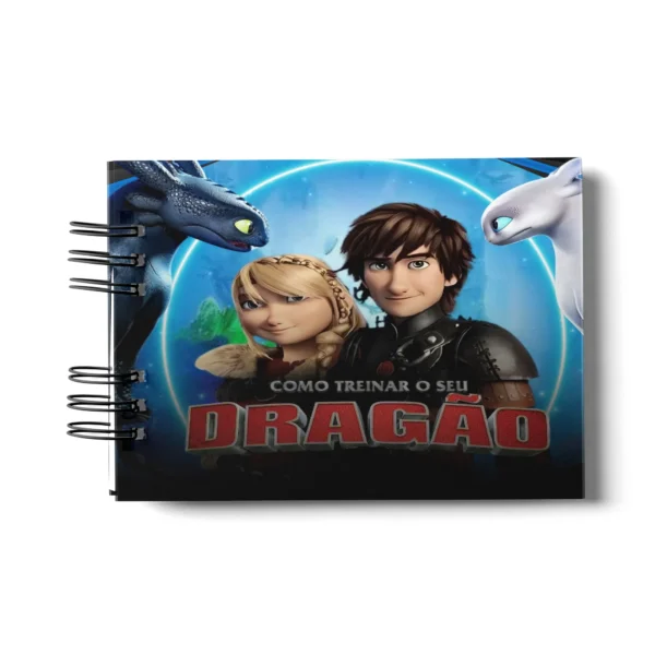 Arquivo Digital LIVRO DE COLORIR COMO TREINAR O SEU DRAGÃO 01 - Imagem 3