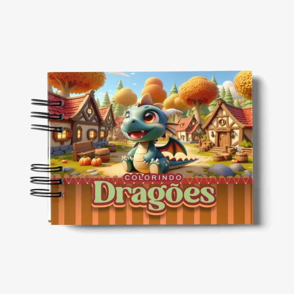 Arquivo Digital LIVRO DE COLORIR COMO TREINAR O SEU DRAGÃO 02 - Imagem 3