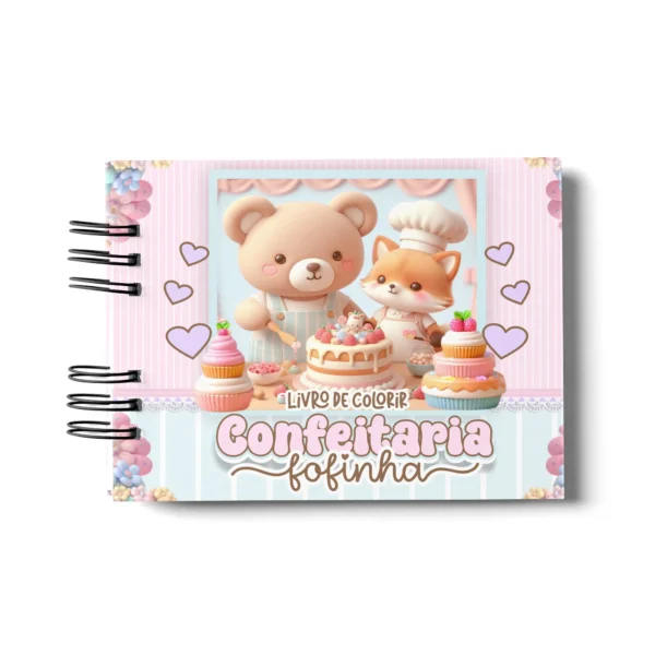 Arquivo Digital LIVRO DE COLORIR CONFEITAREIA 02 - Imagem 3