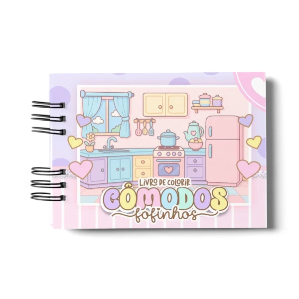 Arquivo Digital LIVRO DE COLORIR CÔMODOS 01 - Imagem 3