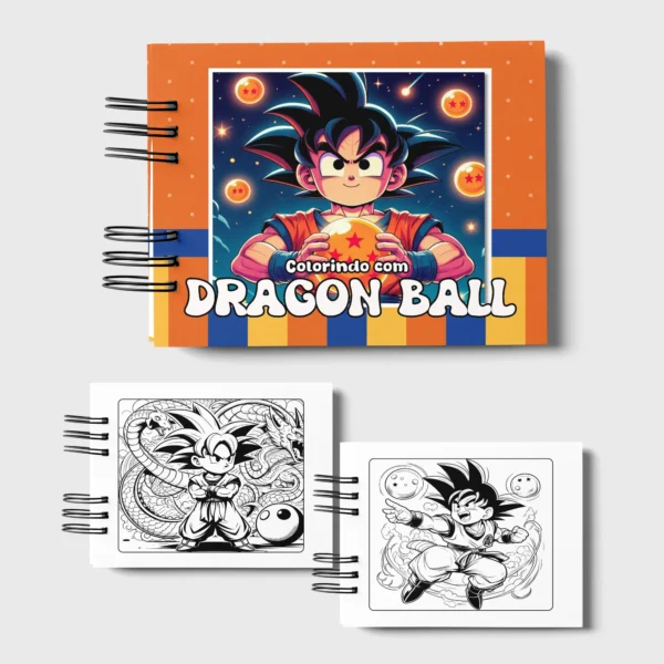 Arquivo Digital LIVRO DE COLORIR DRAGON BALL 01 - Imagem 3