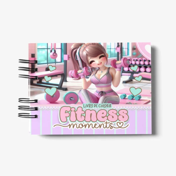 Arquivo Digital LIVRO DE COLORIR FITNESS 01 - Imagem 3