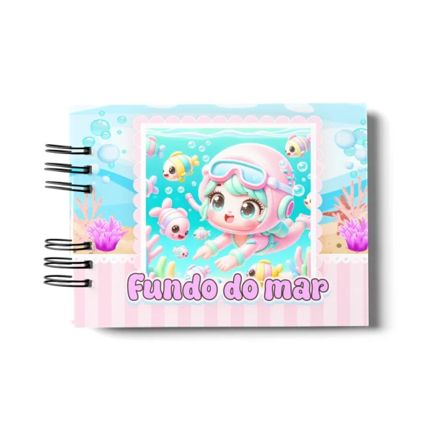 Arquivo Digital LIVRO DE COLORIR FUNDO DO MAR 01 - Imagem 3