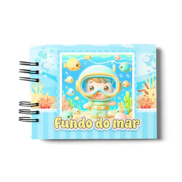 Arquivo Digital LIVRO DE COLORIR FUNDO DO MAR 02 - Imagem 3