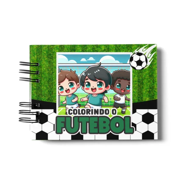 Arquivo Digital LIVRO DE COLORIR FUTEBOL 01 - Imagem 3