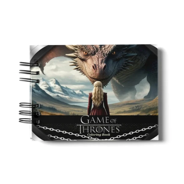 Arquivo Digital LIVRO DE COLORIR GAME OF THRONES 01 - Imagem 3
