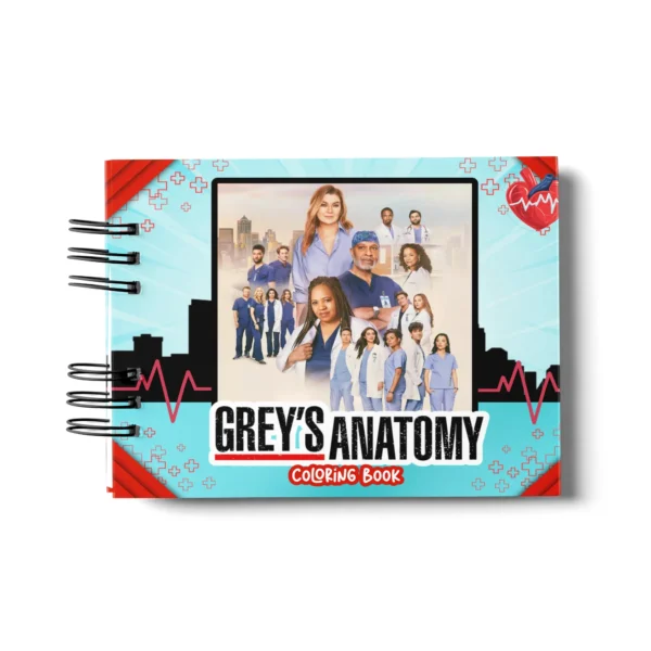 Arquivo Digital LIVRO DE COLORIR GREYS ANATOMY 01 - Imagem 3