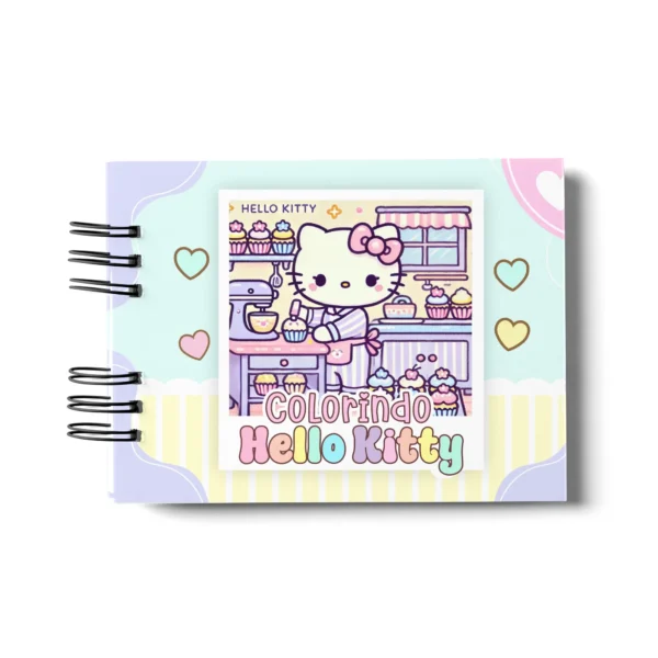 Arquivo Digital LIVRO DE COLORIR HELLO KITTY 02 - Imagem 3