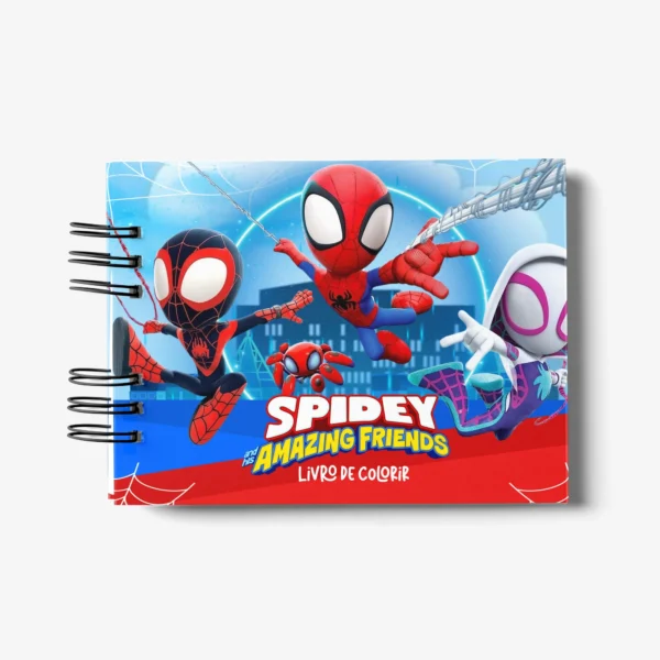 Arquivo Digital LIVRO DE COLORIR HOMEM ARANHA 01 - Imagem 3