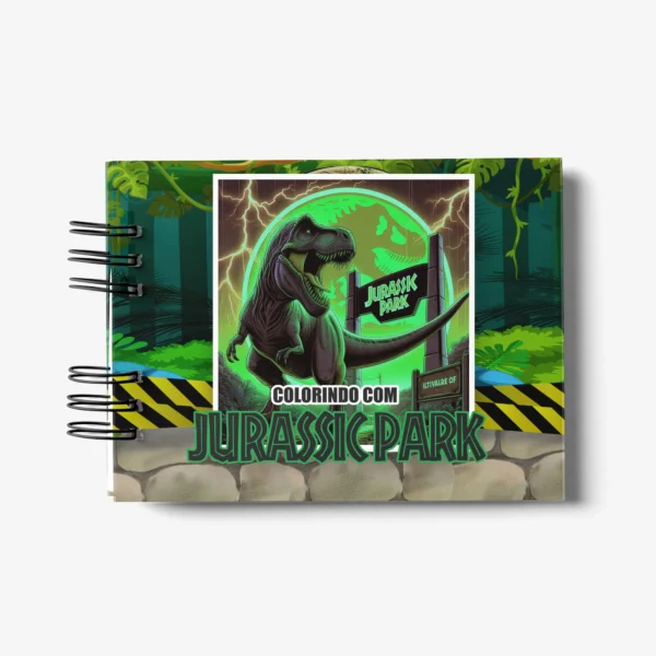 Arquivo Digital LIVRO DE COLORIR JURASSIC PARK 01 - Imagem 3