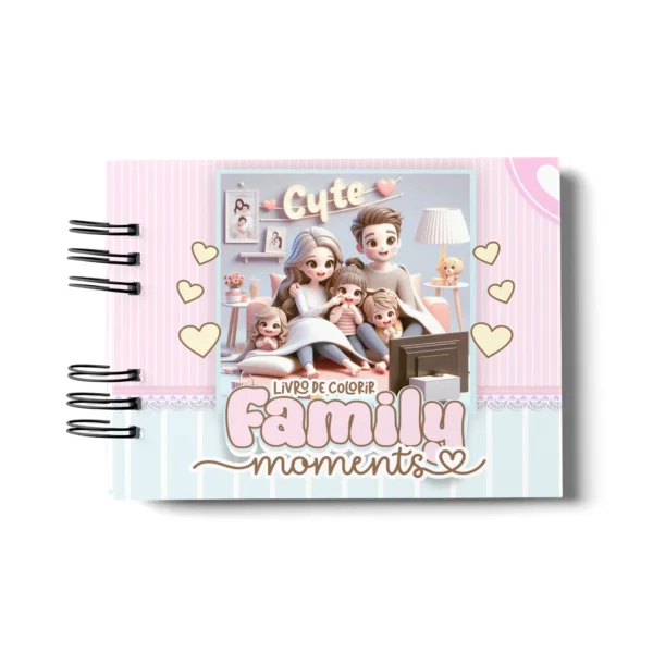 Arquivo Digital LIVRO DE COLORIR MOMENTOS EM FAMILIA 01 - Imagem 3