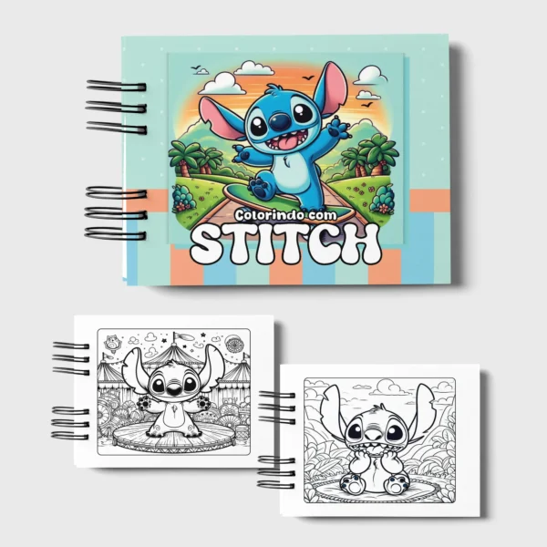 Arquivo Digital LIVRO DE COLORIR STITCH 01 - Imagem 3