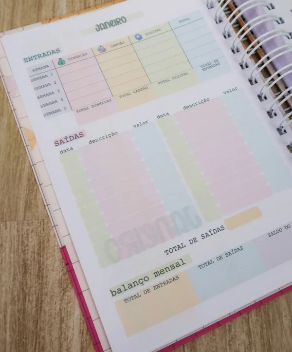 Arquivo Digital AGENDAMENTOS COLOR 1 - 2026 - Imagem 6