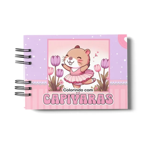Arquivo Digital LIVRO DE COLORIR CAPIVARA 04 - Imagem 4