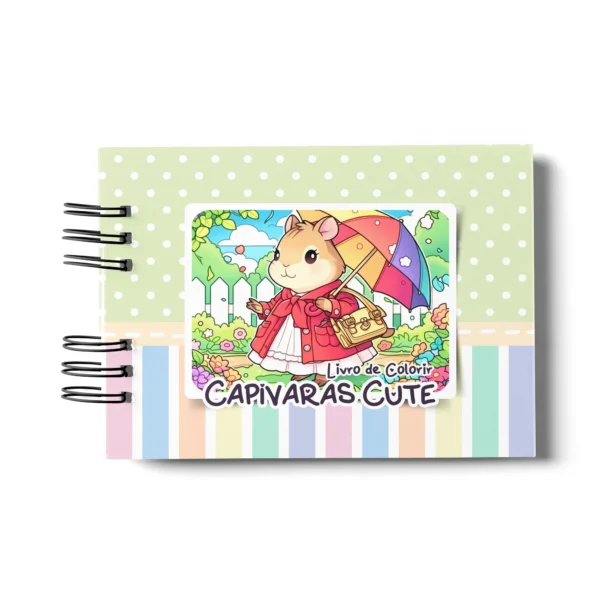 Arquivo Digital LIVRO DE COLORIR CAPIVARA 05 - Imagem 4