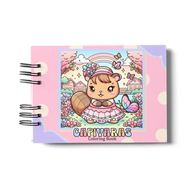 Arquivo Digital LIVRO DE COLORIR CAPIVARA 06 - Imagem 4