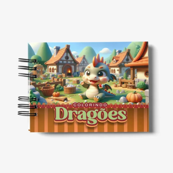 Arquivo Digital LIVRO DE COLORIR COMO TREINAR O SEU DRAGÃO 02 - Imagem 4