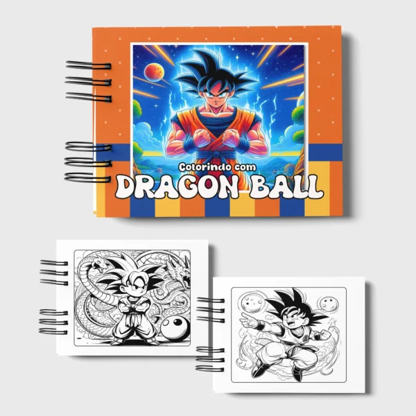 Arquivo Digital LIVRO DE COLORIR DRAGON BALL 01 - Imagem 4