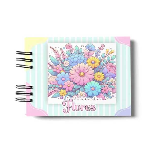 Arquivo Digital LIVRO DE COLORIR FLORAL 01 - Imagem 4