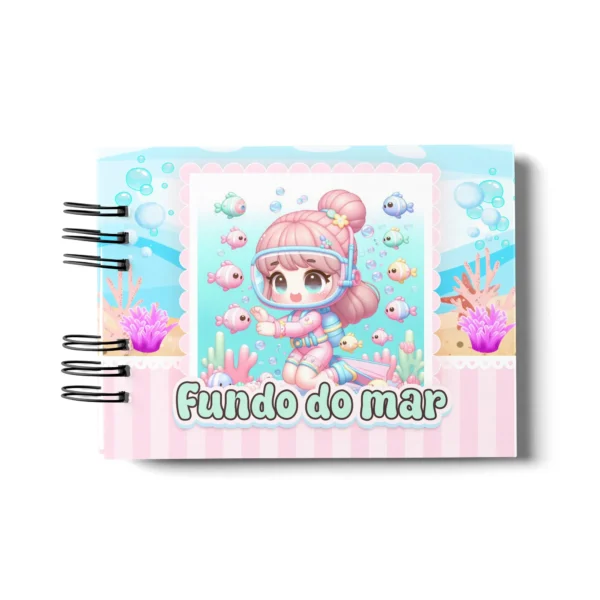 Arquivo Digital LIVRO DE COLORIR FUNDO DO MAR 01 - Imagem 4