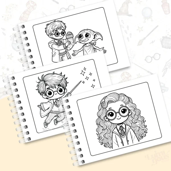 Arquivo Digital LIVRO DE COLORIR HARRY POTTER 03 - Imagem 4