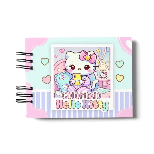 Arquivo Digital LIVRO DE COLORIR HELLO KITTY 02 - Imagem 4