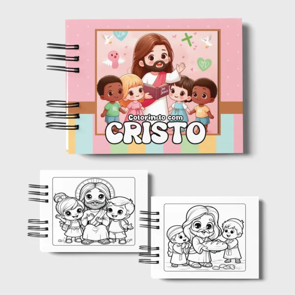 Arquivo Digital LIVRO DE COLORIR JESUS 01 - Imagem 4