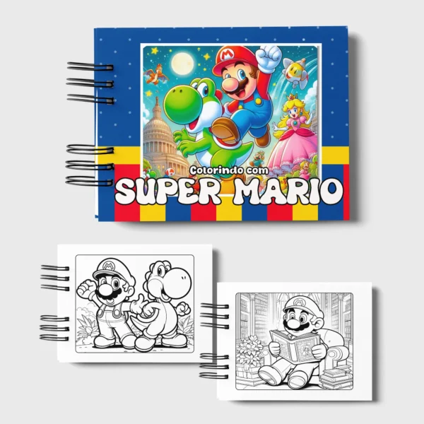 Arquivo Digital LIVRO DE COLORIR SUPER MARIO 01 - Imagem 4