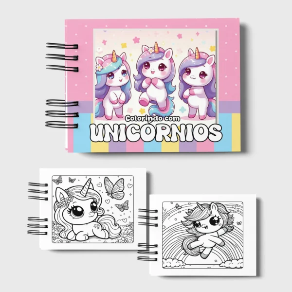 Arquivo Digital LIVRO DE COLORIR UNICÓRNIO 01 - Imagem 4