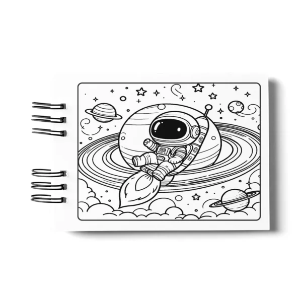 Arquivo Digital LIVRO DE COLORIR ASTRONAUTAS 02 - Imagem 5