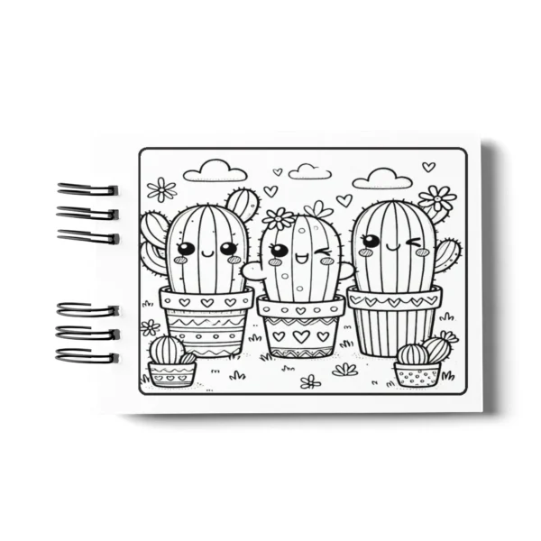 Arquivo Digital LIVRO DE COLORIR CACTOS 01 - Imagem 5